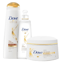 Kit Dove Óleo Nutrição Total Care (3 Produtos)