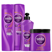 Kit Seda Liso Perfeito Full (4 Produtos)