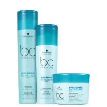 Kit Schwarzkopf Professional BC Bonacure Hyaluronic Moisture Kick Trio (3 Produtos)