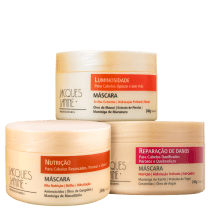 Kit Jacques Janine Professionnel Cronograma Capilar Pós-Química (3 Produtos)