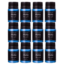 Kit Colormake Fluorescente Azul - Tinta Líquida 12x25ml