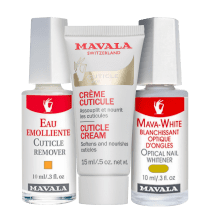 Kit Mavala Mava White, Cuticle Remover & Cream (3 produtos)