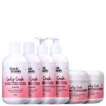 Kit Magic Beauty Curly Crush 3B a 4C Full (6 Produtos)