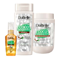 Kit DaBelle Hair Coco Poderoso e Mágico Trio (3 Produtos)