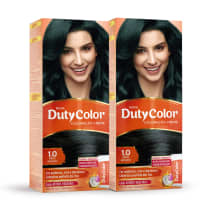 Kit DutyColor 1.0 Preto Azulado Duo - Coloração Permanente (2 Unidades)