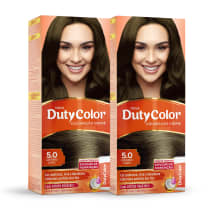 Kit DutyColor 5.0 Castanho Claro Duo - Coloração Permanente (2 Unidades)