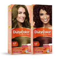 Kit DutyColor 6.0 Louro Escuro & 6.5 Acaju - Coloração Permanente (2 Unidades)