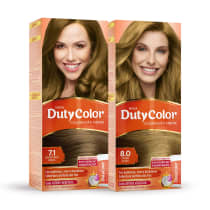 Kit DutyColor Paolla Oliveira 7.1 + 8.0 - Coloração Permanente (2 Unidades)