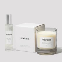 Kit Vela Média + Home Spray Bergamota e Âmbar