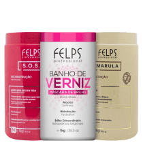Kit Felps Professional Trio Cronograma Capilar (3 Produtos)