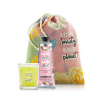 Kit Love Beauty and Planet Creme de mão Smooth & Serene e Vela em saquinho (3 produtos)