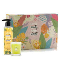 Kit Love Beauty and Planet Sabonete Líquido Tropical Hydratation e Vela (3 produtos)
