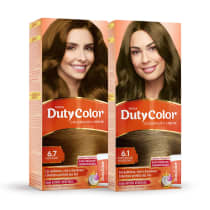 Kit DutyColor Chocolate Frio 6.7 + 6.1 - Coloração Permanente (2 Unidades)