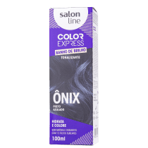 Kit Salon Line Color Express Ônix Preto Azulado - Tonalizante