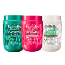 Kit DaBelle Hair Cronograma Capilar Cachos (3 Produtos)