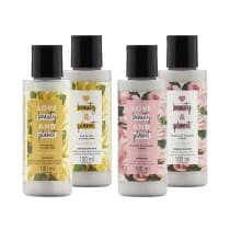Kit Love, Beauty and Planet - Shampoo + Condicionador 100ml Hope and Repair + Shampoo + Condicionador 100ml Curls Intensify