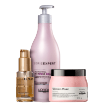 Kit L'Oréal Professionnel Serie Expert Vitamino Color Resveratrol Repair (3 Produtos)