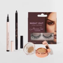 Kit Caneta Delineadora + Double Eyeshadow + Eyelashes Night Out + Eyeliner Super Black