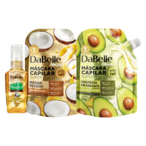 Kit DaBelle Super Food Nutrição - Manteiga de Abacate e Azeite de Oliva + Mousse de Coco e Mel Agave + Óleo Mágico de Coco