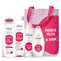 Kit Dove cuidado diário: cabelo, pele e axila