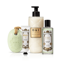 O.U.i Kit Jardin de Grasse - Sabonete Barra 190g + Eau de Parfum 75ml + Sabonete Líquido 400ml + Creme de Mãos 30g