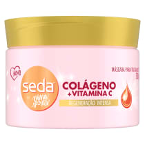 Máscara para Tratamento Seda Colágeno + Vitamina C by Niina Secrets 300g