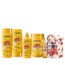 Kit DaBelle Hair Liso Arrasador Multiprotetor Full + Super Brilho de Super Food (6 Produtos)