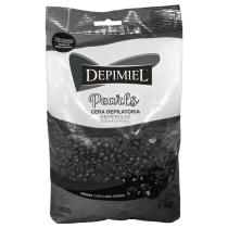 Depimiel Pearls Lama Negra - Cera Depilatória em Pérolas 1kg
