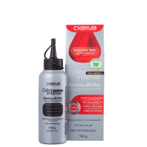 C.Kamura Color Intense Banho de Brilho Radiant Red - Máscara Tonalizante 100g