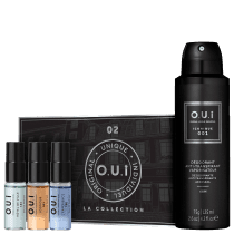 Kit La Collection 02 + Iconique 001 O.U.i Masculino - Eau de Parfum 3x5ml + Desodorante 75g (4 Produtos)