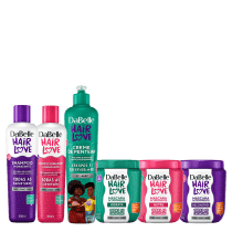 Kit DaBelle Hair Love Cronograma + Crespos e Crespíssimos