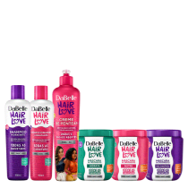 Kit DaBelle Hair Love Cronograma + Ondas e Cachos Abertos