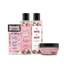 Kit Love, Beauty and Planet - Shampoo + Condicionador + Máscara + Desodorante Stick - Manteiga de Murumuru e Rosas