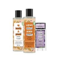 Kit Love, Beauty and Planet - Shampoo + Condicionador Crescimento Saudável + Desodorante Stick Lavanda e Óleo de Argan