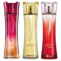 Combo Linda Perfumaria: Linda Des. Colônia + Radiance Des. Colônia + Summer Des. Colônia