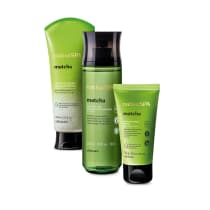 Combo Nativa Spa Matcha: Sabonete Líquido Esfoliante 200ml + Máscara Facial 70g + Body Splash 200ml