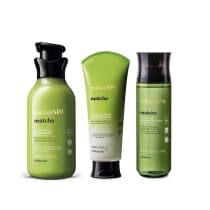 Combo Nativa Spa Matcha: Sabonete Líquido Esfoliante, 200Ml + Loção Hidratante, 400Ml + Body Splash, 200Ml
