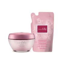 Combo Love Lily: Creme Acetinado Corporal 250g + Refil 250g