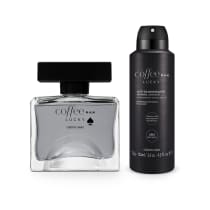Combo Coffee Man Lucky: Desodorante Colônia 100ml + Desodorante Antitranspirante 75g