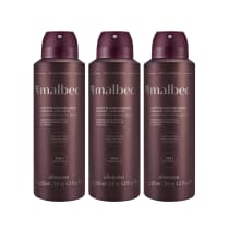 Combo o Boticário Desodorante Malbec (3 unidades)