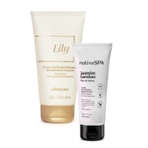 Combo Creme Acetinado Lily 150g + Loção Corporal Anti-stress Nativa SPA Jasmim Sambac 50ml