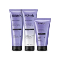 Combo Match. Proteção dos Loiros: Shampoo Matizador 250ml + Condicionador 250ml + Leave-in 150ml