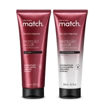 Combo Match. Proteção da Cor: Shampoo 250ml + Condicionador 250ml