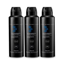 Combo Quasar: Desodorante Antitranspirante Aerossol 75g (3 unidades)