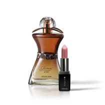 Combo Glamour Fever Desodorante Colônia 75ml + Batom Cremoso Nude Up Make B. 3,6g