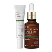 Combo Ácido Mandélico + Salicílico: Sérum de Alta Potência 30ml + Gel Secativo Para Acne 15g