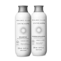 Combo Anticaspa Malbec Club: Shampoo 250ml + Condicionador 250ml