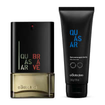 Combo Presente Quasar Brave: Desodorante Colônia 100ml + Gel Pós Barba 110g