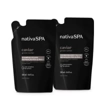 Combo Refil Nativa Spa Caviar: Shampoo 250ml + Condicionador 250ml