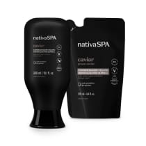 Combo Nativa Spa Caviar: Condicionador 300ml + Refil 250ml
